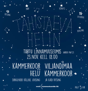 Kuulajale kontserdisari: Tähistaeva helin @ Tartu Linnamuuseum
